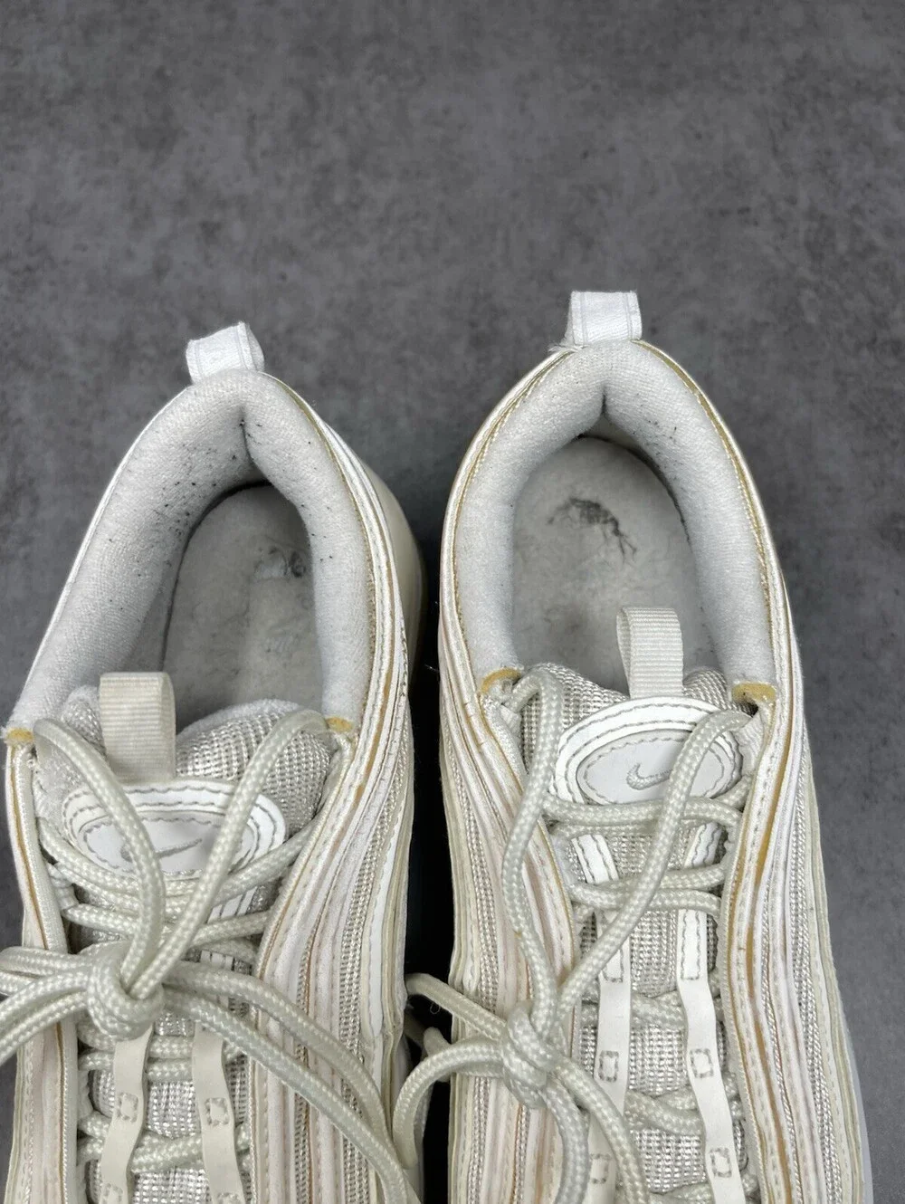 Nike Air Max 97 Pure Platinum White Womens Size 8 Sneakers 921733-100
